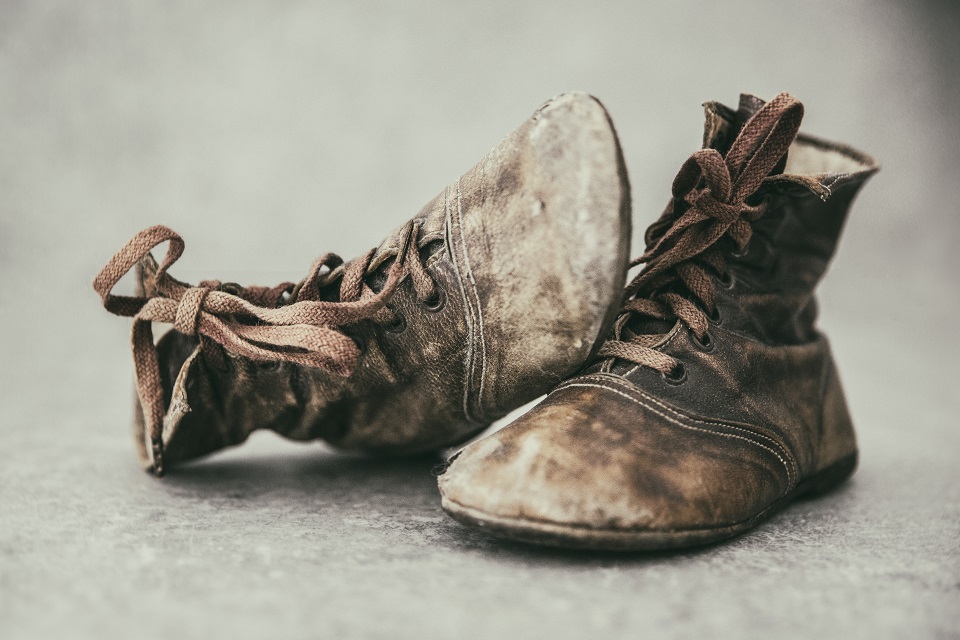 Foto oude schoenen